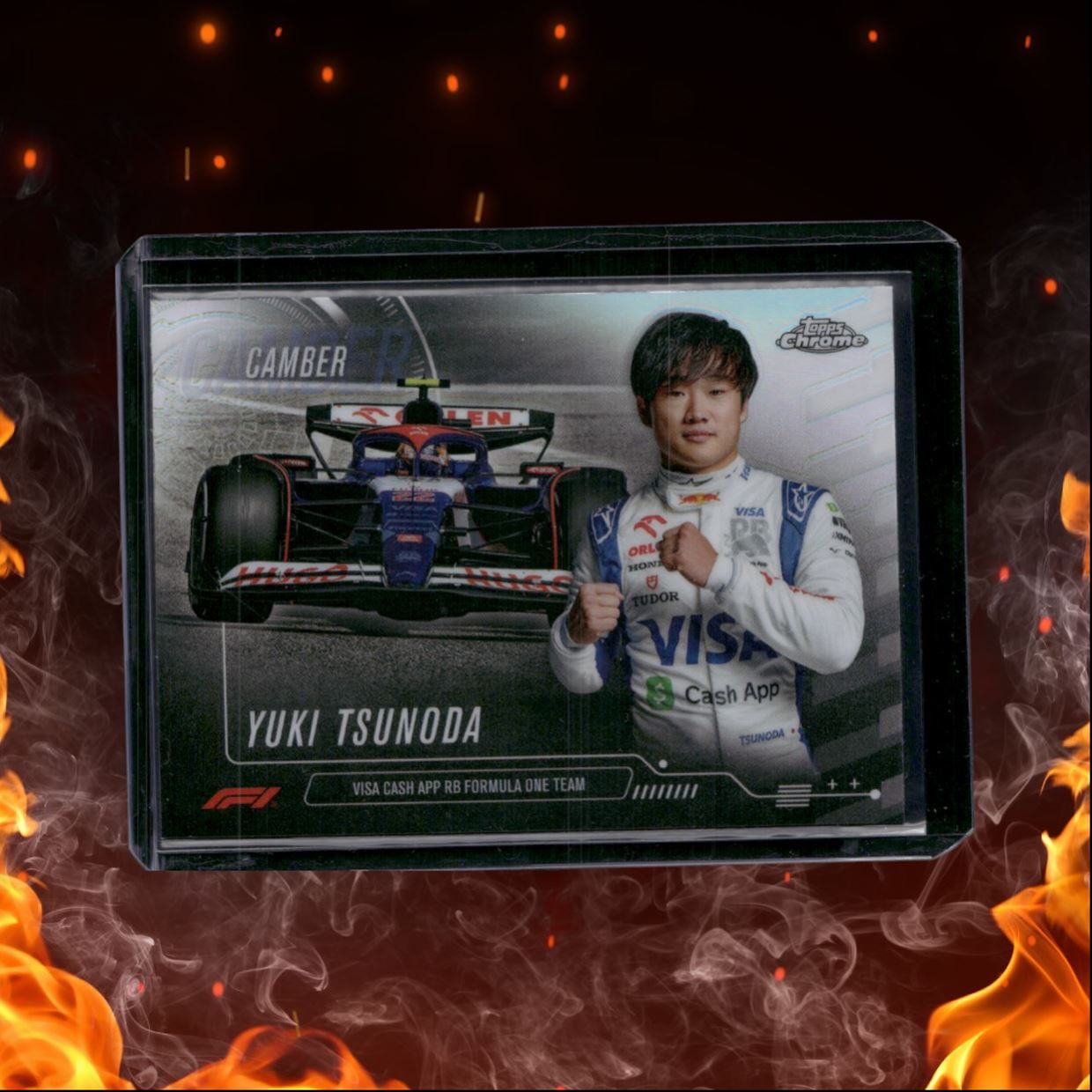 2024 Topps Chrome F1 Yuki Tsunoda Camber #CAM-10