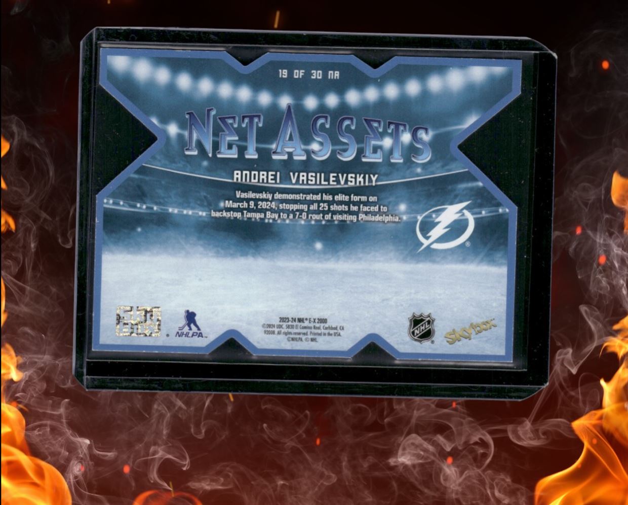 2023-24 SkyBox EX 2000 Andrei Vasilevskiy Net Assets #NA-19