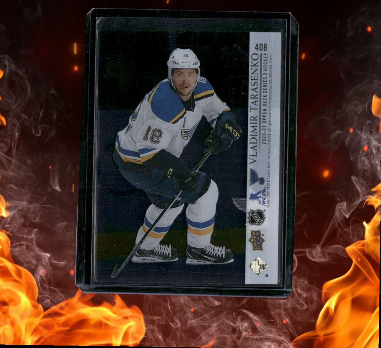 2020-21 Upper Deck Vladimir Tarasenko Clear Cut SP #408