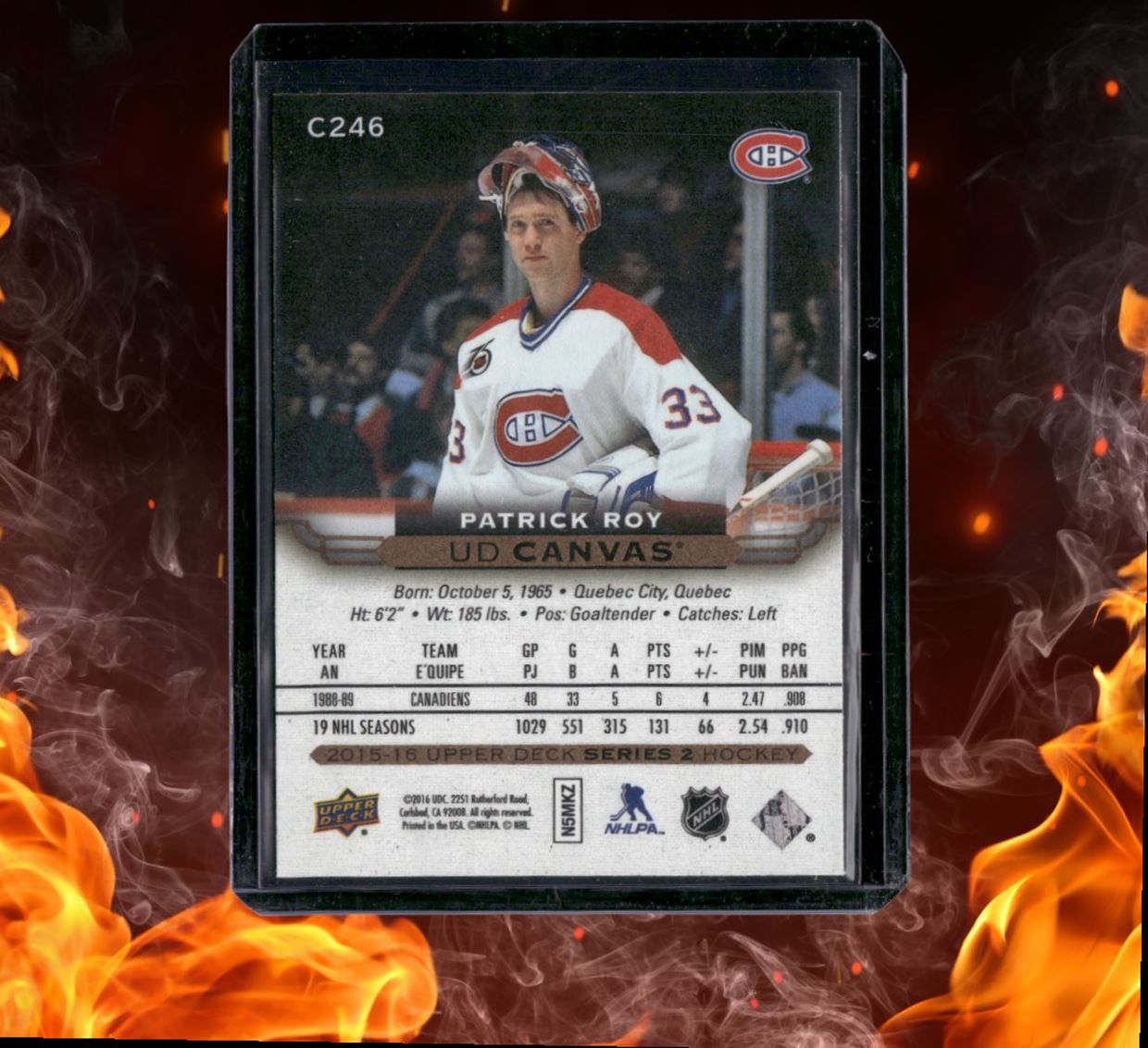 2015-16 Upper Deck Patrick Roy UD Canvas #C246