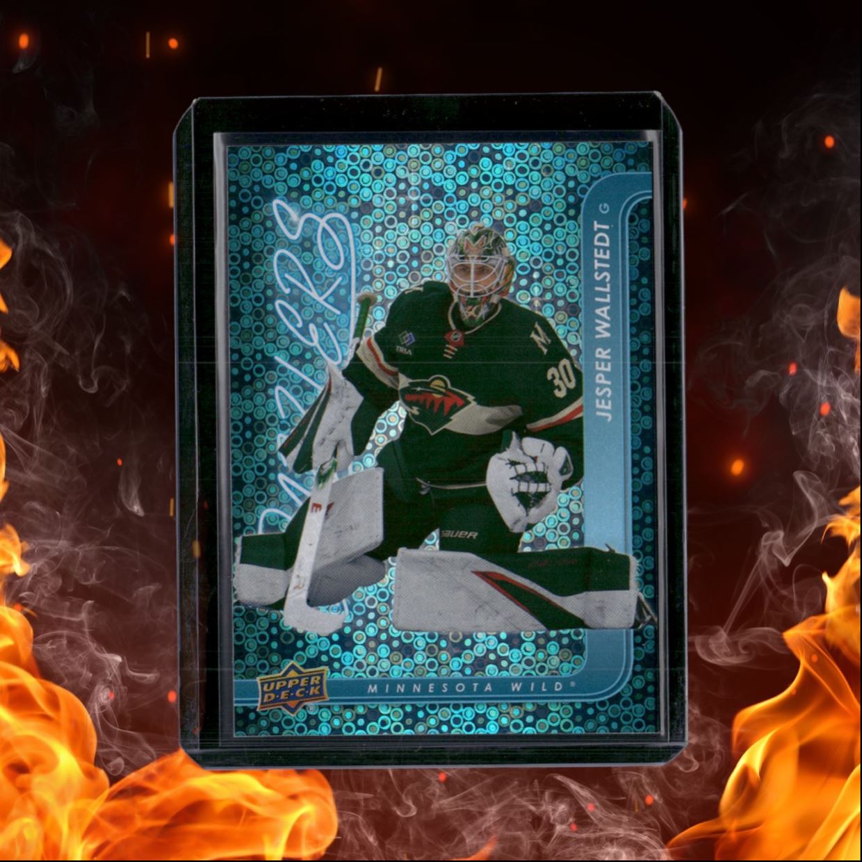 2024-25 Upper Deck Jesper Wallstedt Dazzlers Blue Rookie #DZ-53