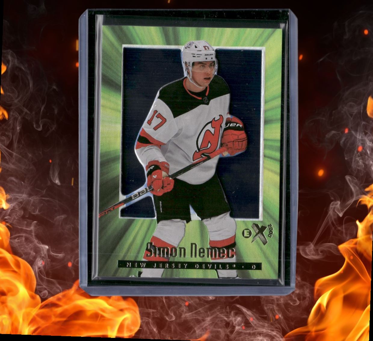 2023-24 SkyBox EX 2000 Simon Nemec (A) Rookie #102