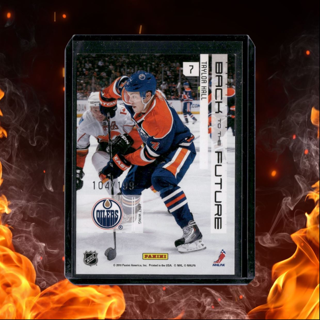 2010-11 Panini Limited Back To The Future Jarome Iginla / Taylor Hall 104/199 #7