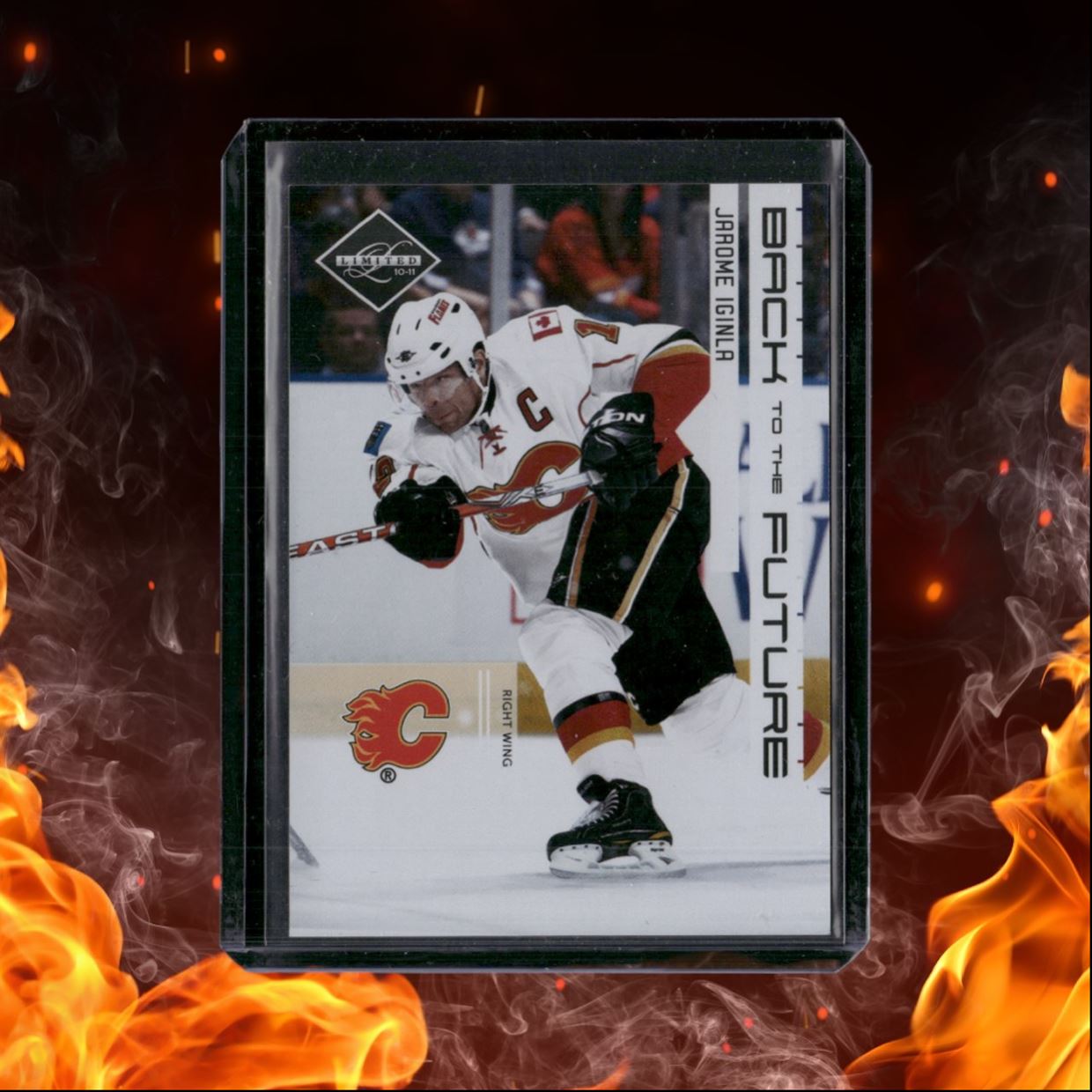 2010-11 Panini Limited Back To The Future Jarome Iginla / Taylor Hall 104/199 #7