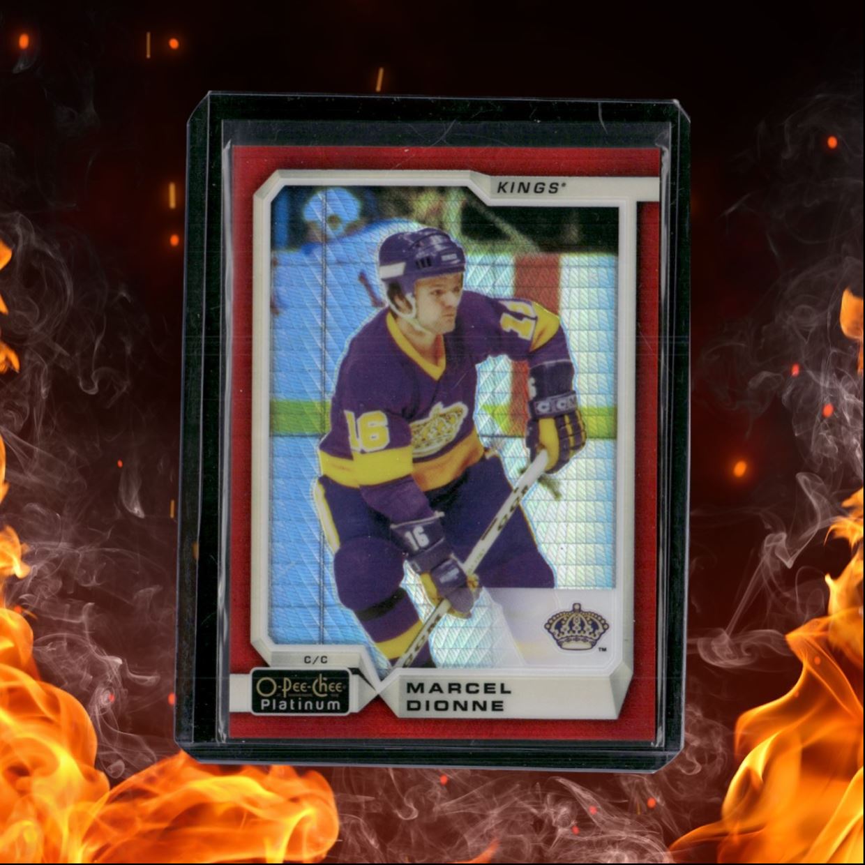 2018-19 O-Pee-Chee Platinum Marcel Dionne Red Prism 088/199 #147