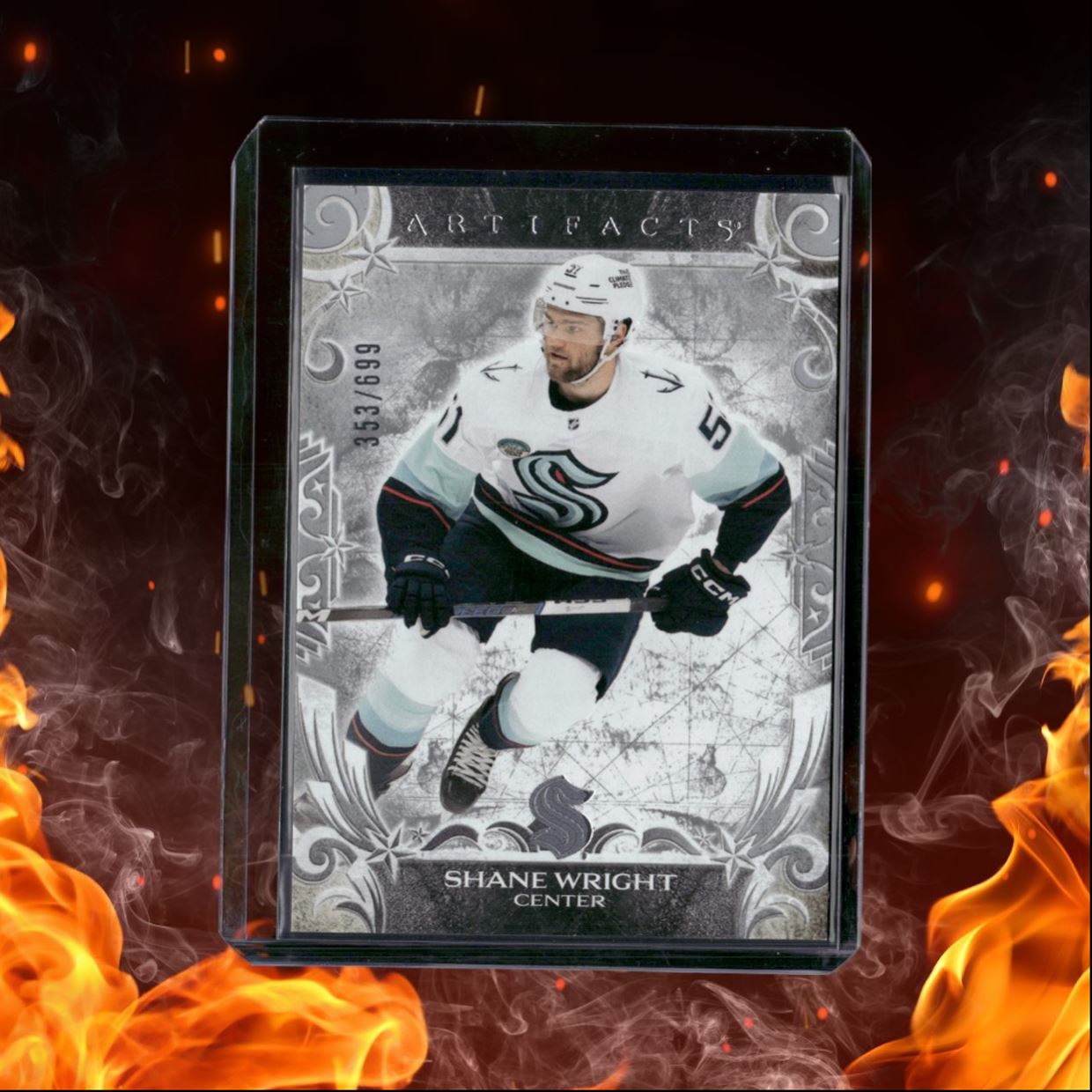2024-25 Upper Deck Artifacts Shane Wright Silver 353/699 #139