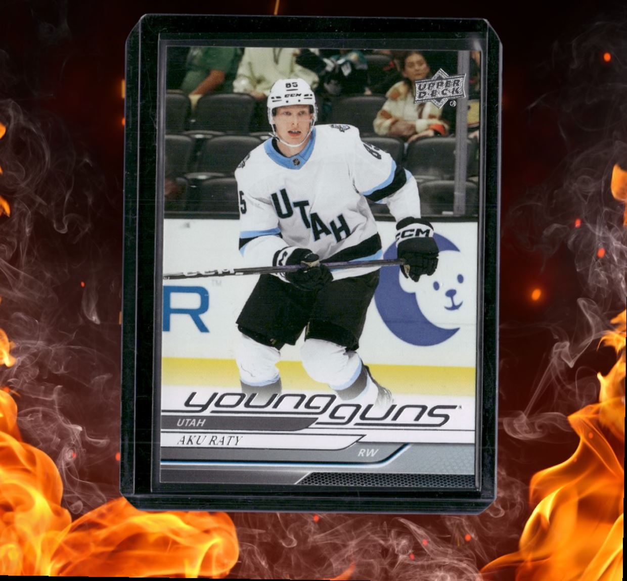 2024-25 Upper Deck Aku Raty Young Guns (E) Rookie #458