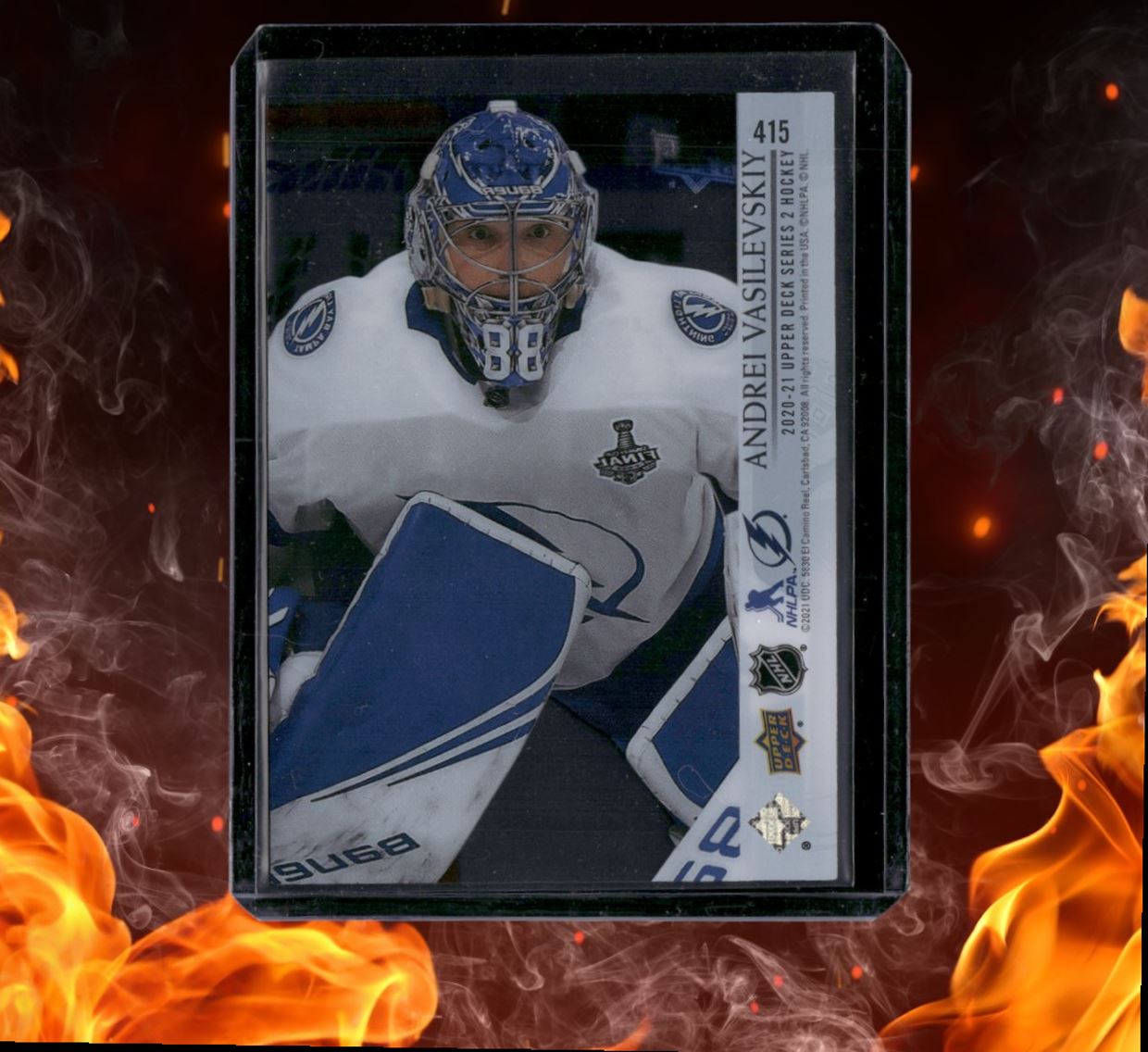 2020-21 Upper Deck Andrei Vasilevskiy Clear Cut SP #415