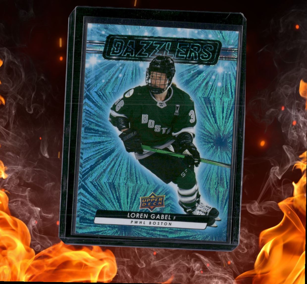 2024-25 Upper Deck PWHL Loren Gabel Dazzlers Blue #DZ-8
