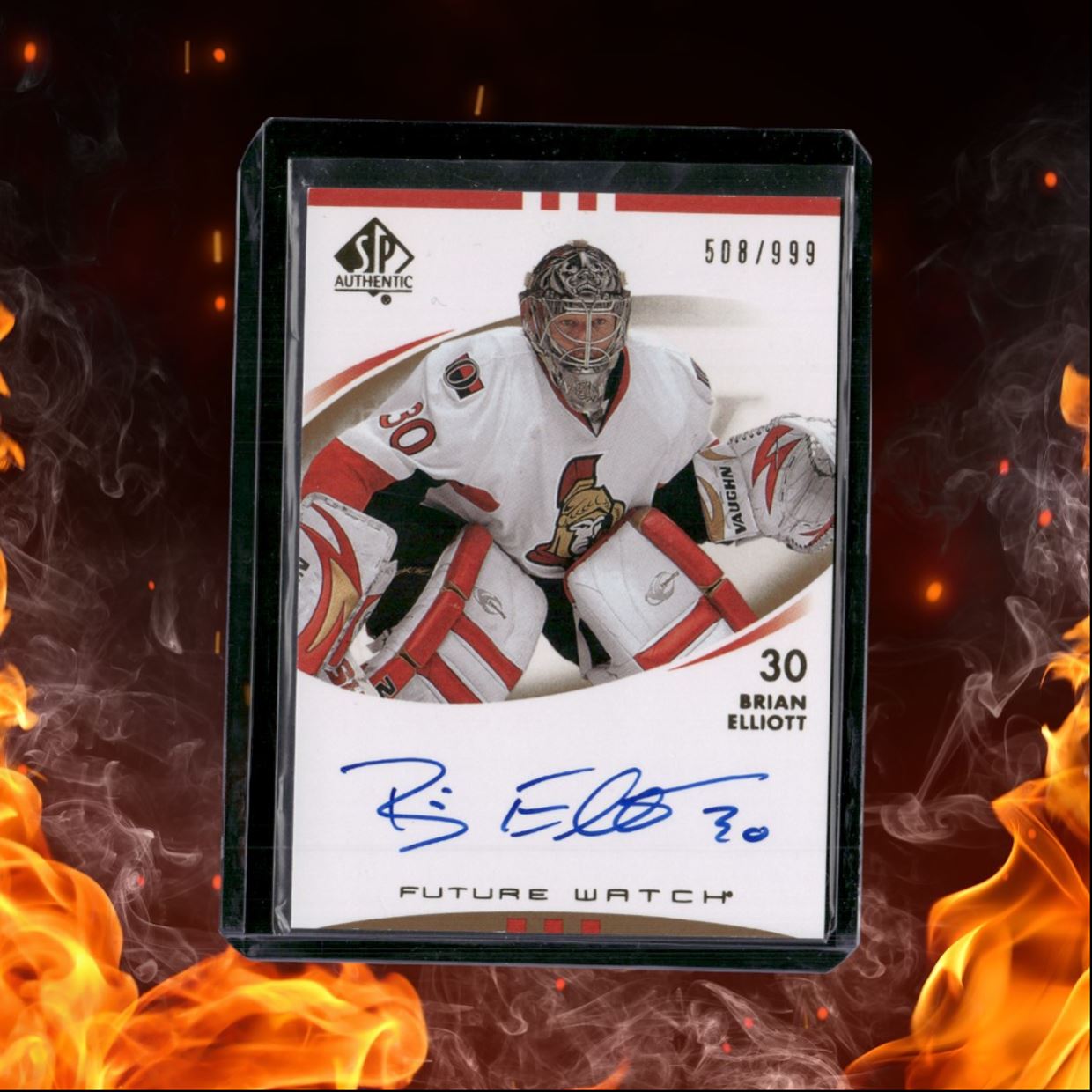 2007-08 SP Authentic Brian Elliott Future Watch Rookie Auto 508/999 #234