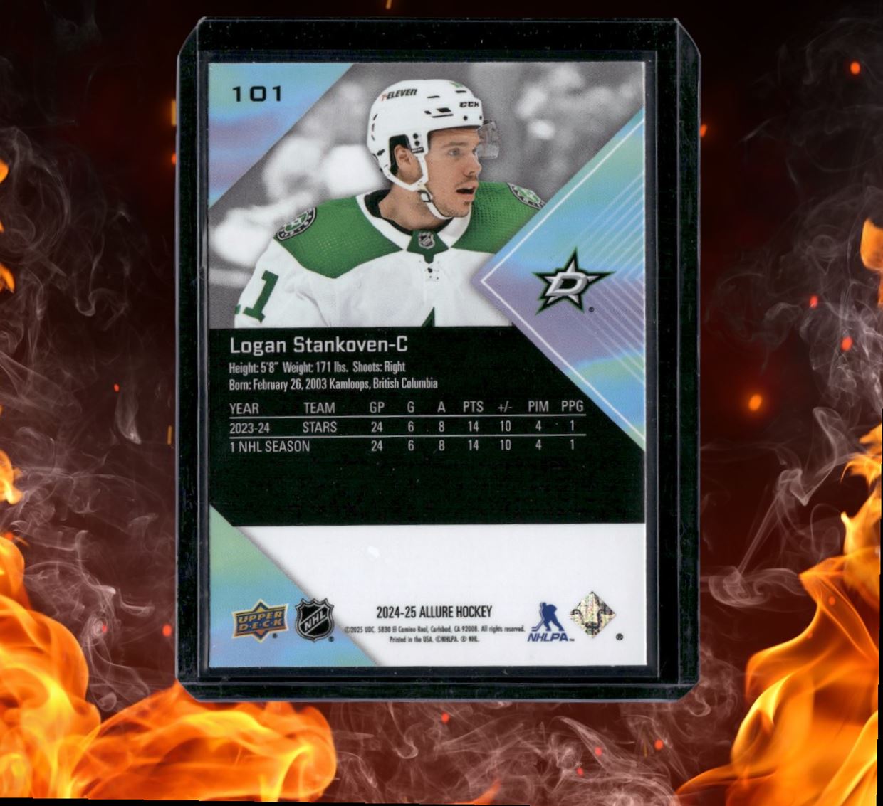 2024-25 Upper Deck Allure Logan Stankoven (A) Rookie #101