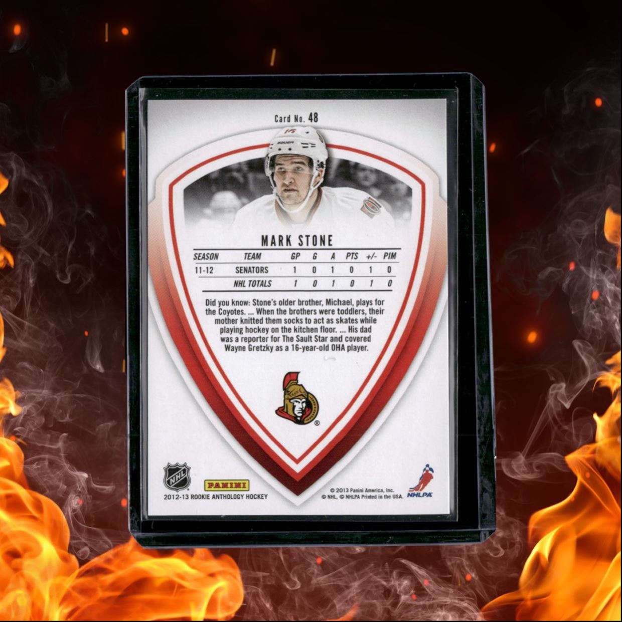 2012-13 Panini Rookie Anthology Elite Mark Stone Rookie 427/999 #48