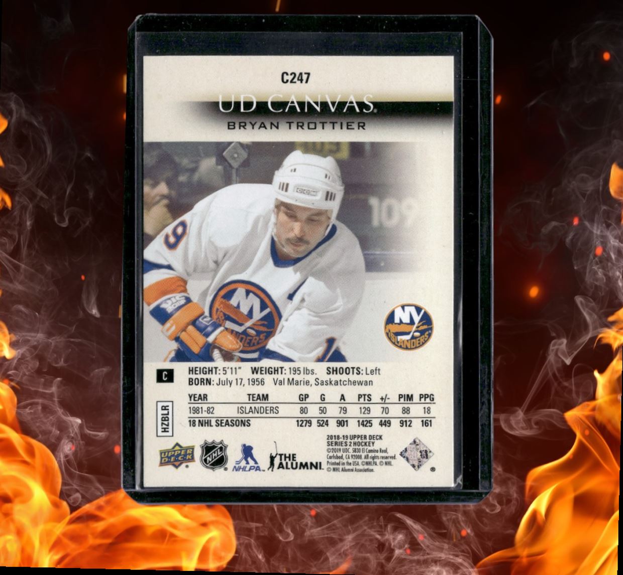 2018-19 Upper Deck Bryan Trottier UD Retired Canvas #C247