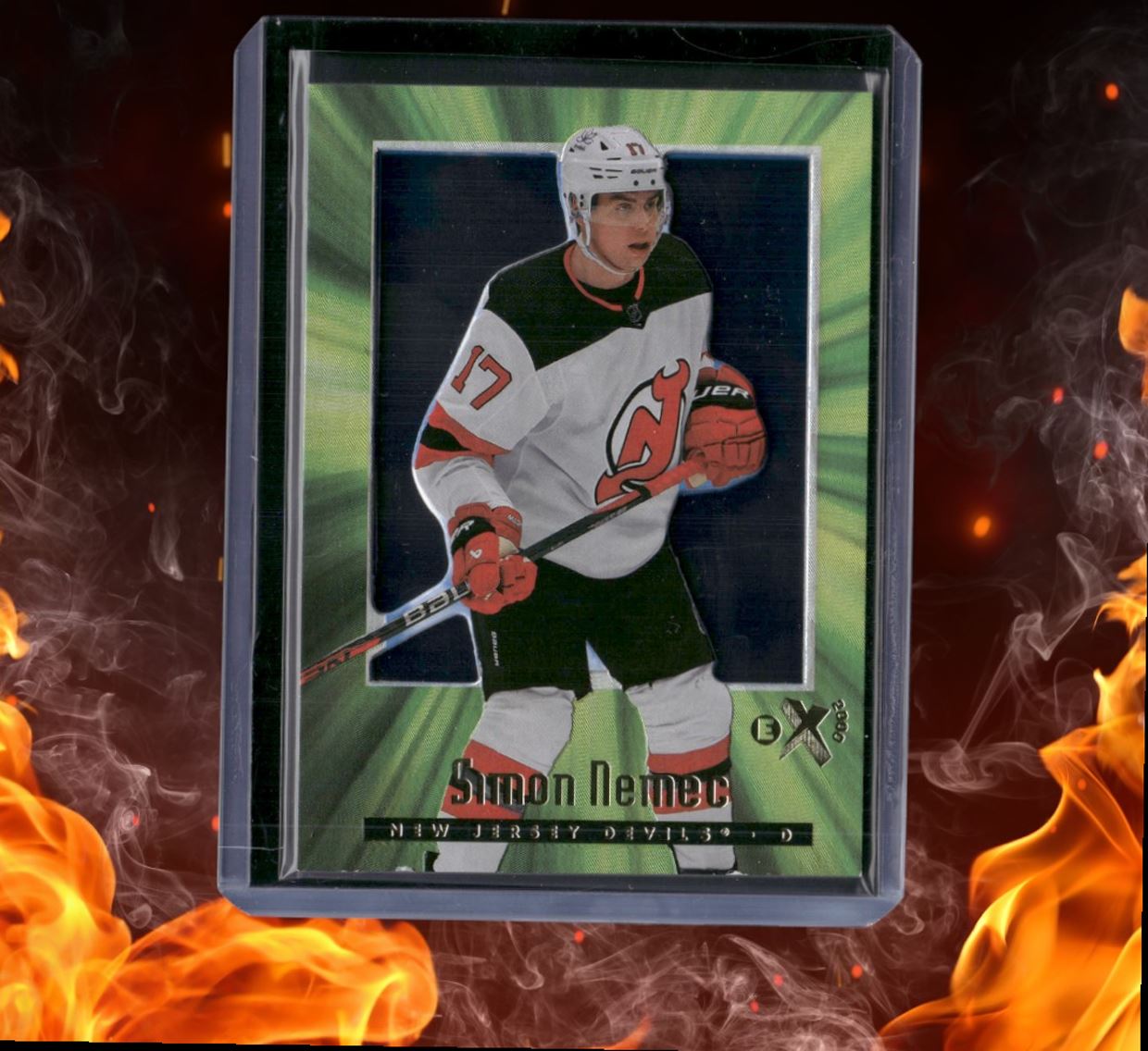 2023-24 SkyBox EX 2000 Simon Nemec (B) Rookie #102