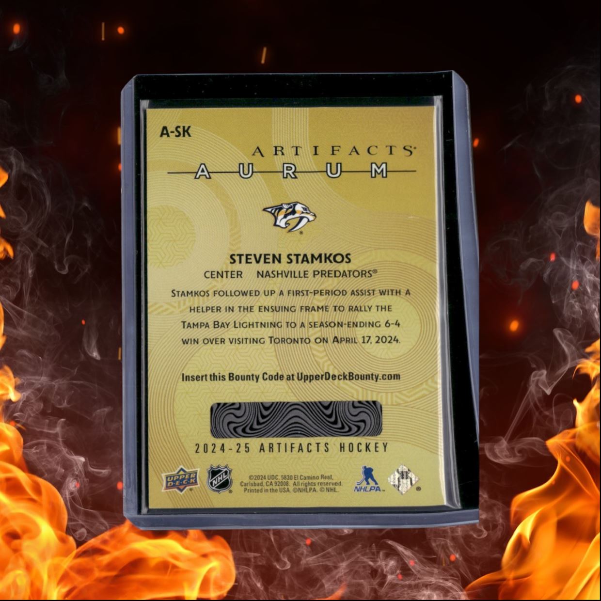 2024-25 Upper Deck Artifacts Steven Stamkos Aurum #A-SK