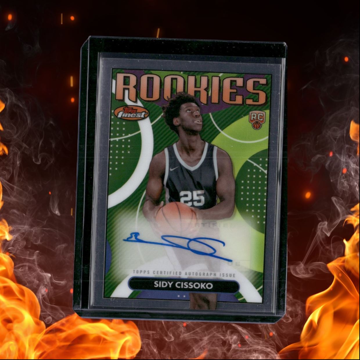 2023-24 Topps Finest Basketball Sidy Cissoko Rookie Auto #RFA-SC