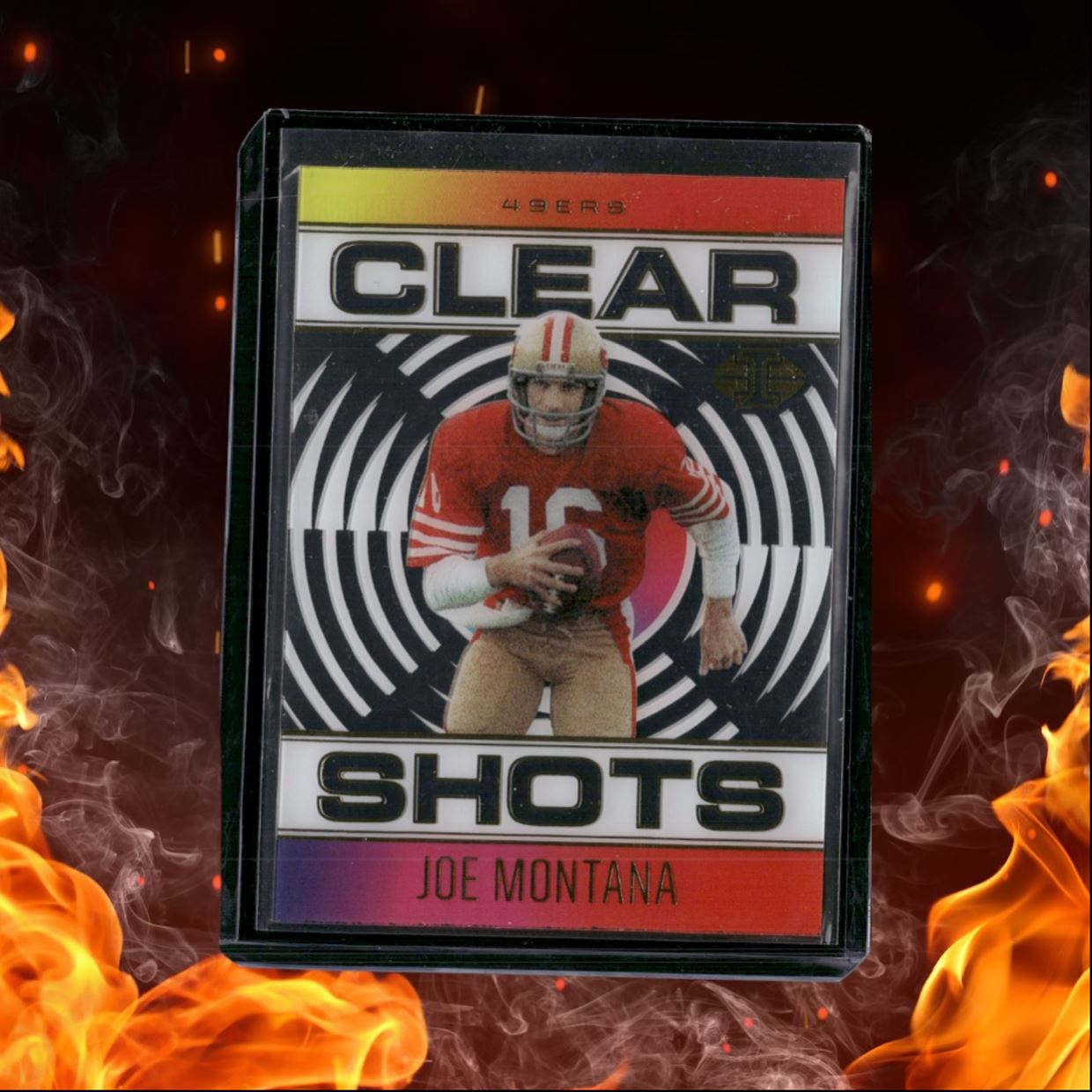 2021 Panini Illusions Joe Montana Clear Shots #CS-12