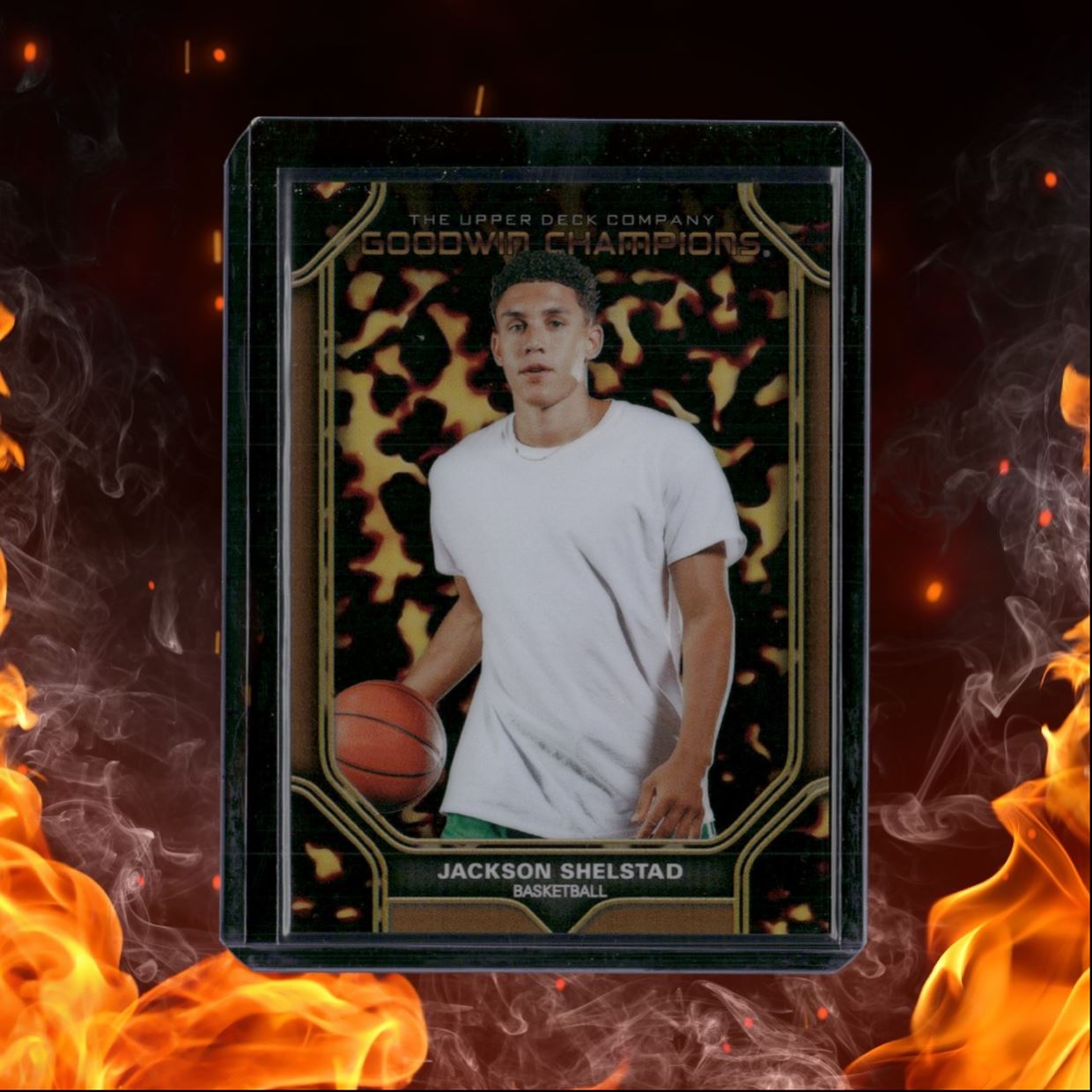 2024-25 Upper Deck Goodwin Champions Jackson Shelstad Portraits Tortoise Shell