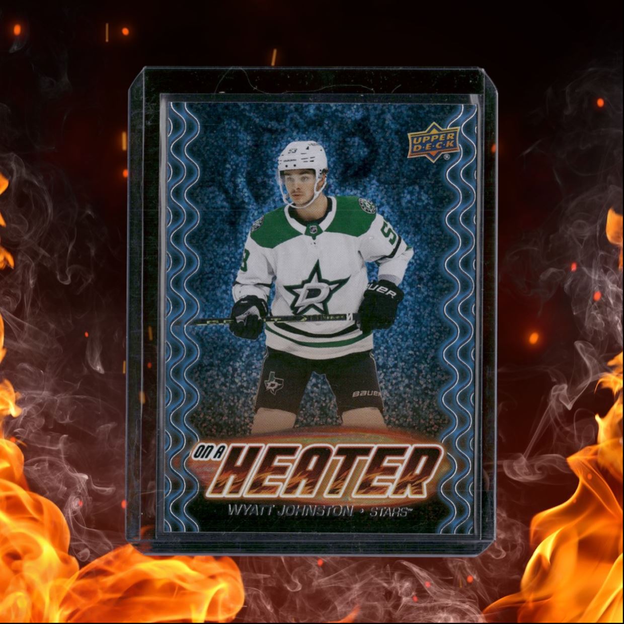 2024-25 Upper Deck Wyatt Johnston On a Heater Speckled #OH-9