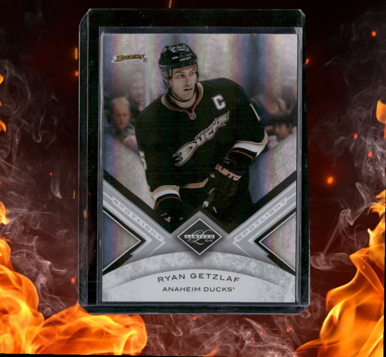 2010-11 Panini Limited Ryan Getzlaf Silver Spotlight 07/49 #62