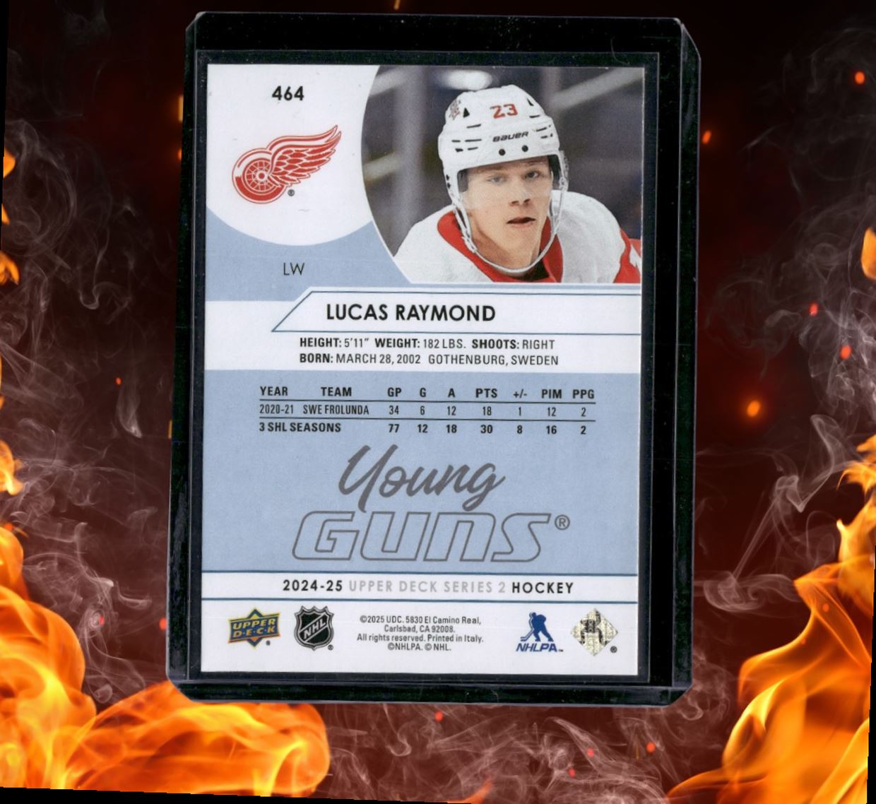 2024-25 Upper Deck Lucas Raymond Young Guns Renewed (B) #464