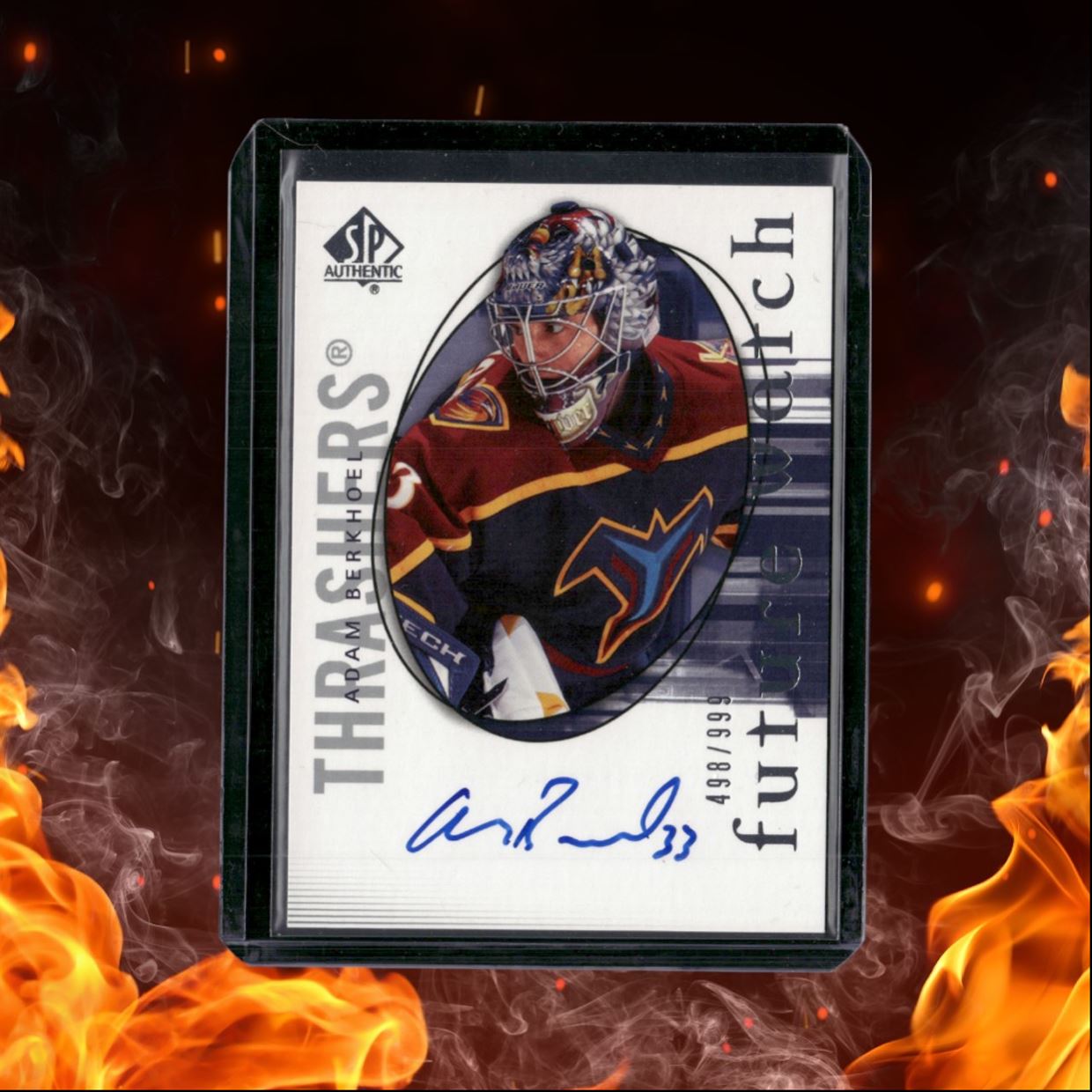 2005-06 SP Authentic Adam Berkhoel Future Watch Rookie Auto 398/999 #207