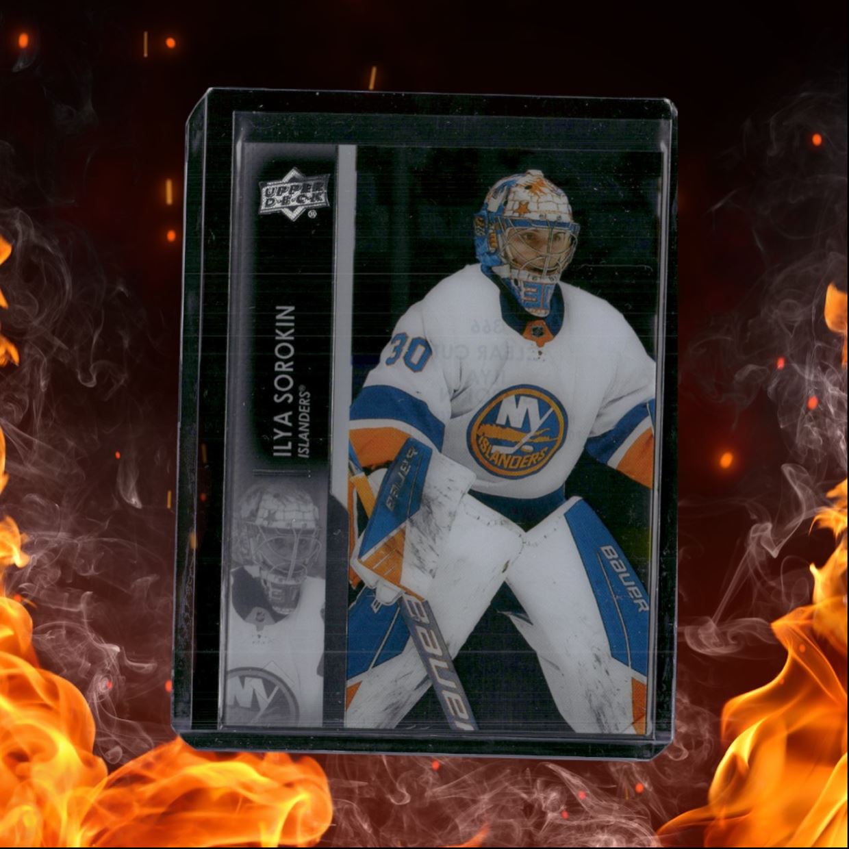 2021-22 Upper Deck Ilya Sorokin Clear Cut SP (A) #366