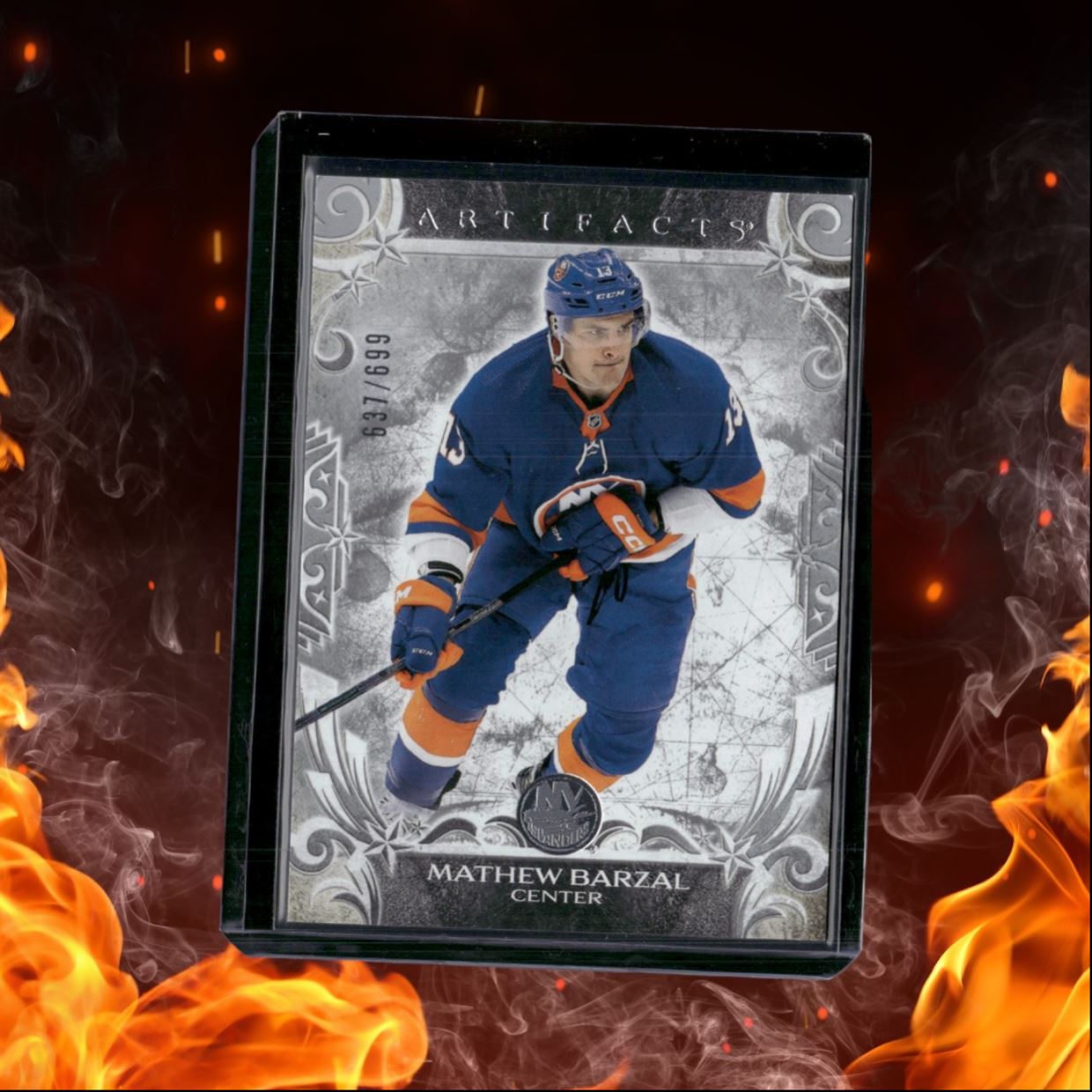 2024-25 Upper Deck Artifacts Mathew Barzal Stars 637/699 #146