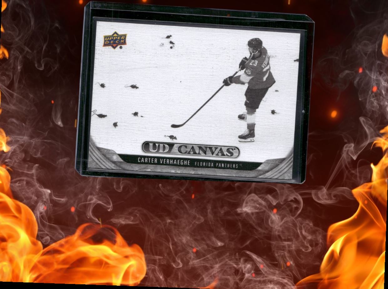 2024-25 Upper Deck Carter Verhaeghe Canvas Black & White #C195