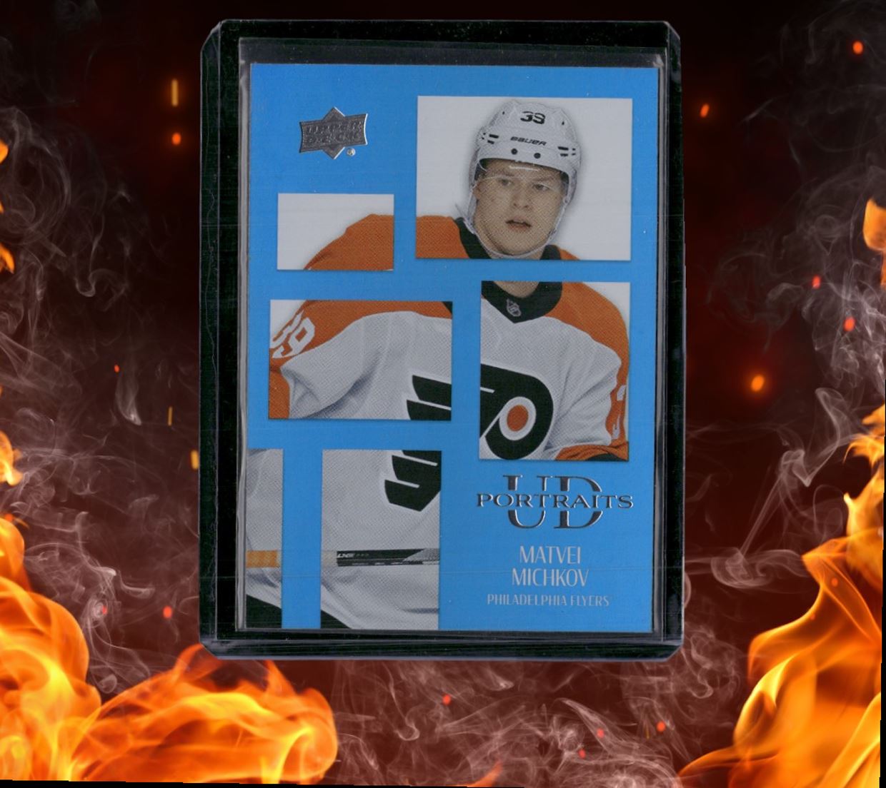 2024-25 Upper Deck Matvei Michkov UD Portraits (A) Rookie #P47