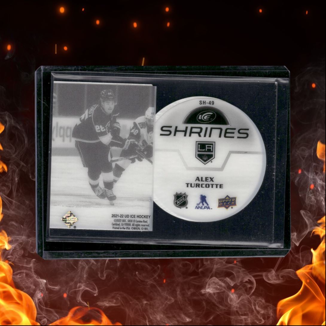 2021-22 Upper Deck Ice Alex Turcotte Shrines SP Rookie #SH-49