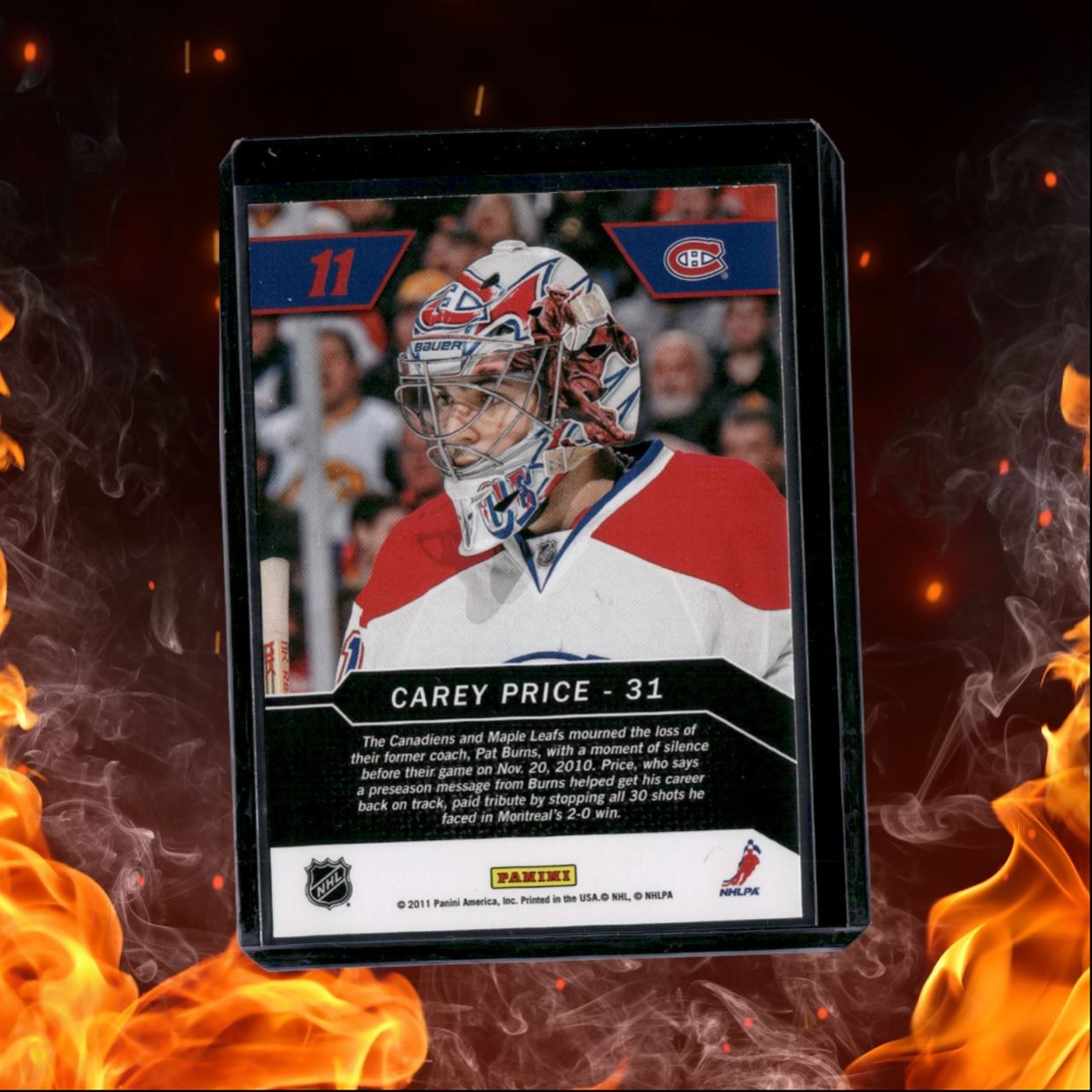 2011-12 Panini Pinnacle Carey Price Saving Price #11