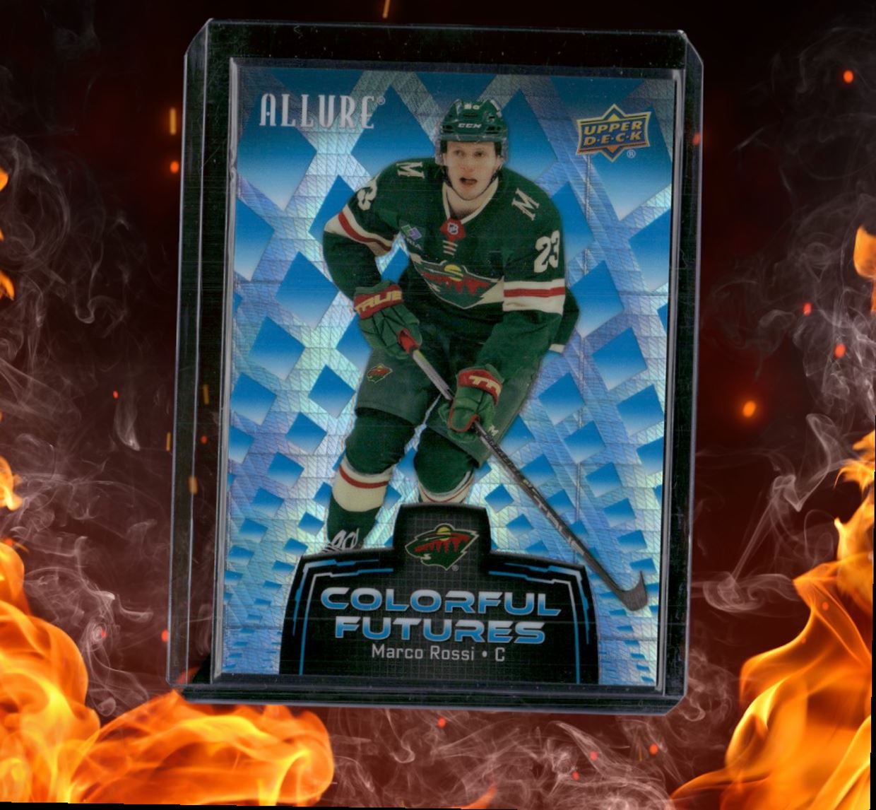 2024-25 Upper Deck Allure Marco Rossi Colorful Futures Spectrum Blue 49/50 #CF-2