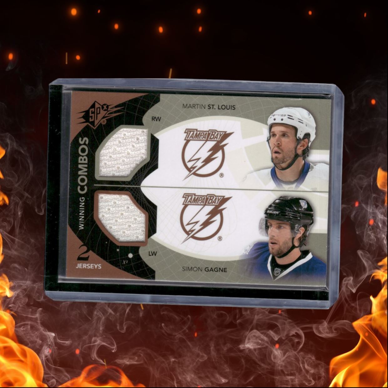 2010-11 Upper Deck SPx Martin St. Louis / Simon Gagne Winning Combos Dual