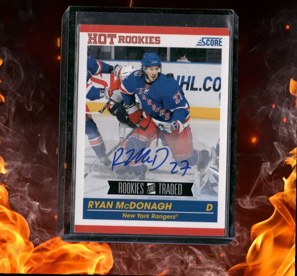 2010-11 Panini Score Ryan McDonagh Traded Hot (A) Rookie Auto #632