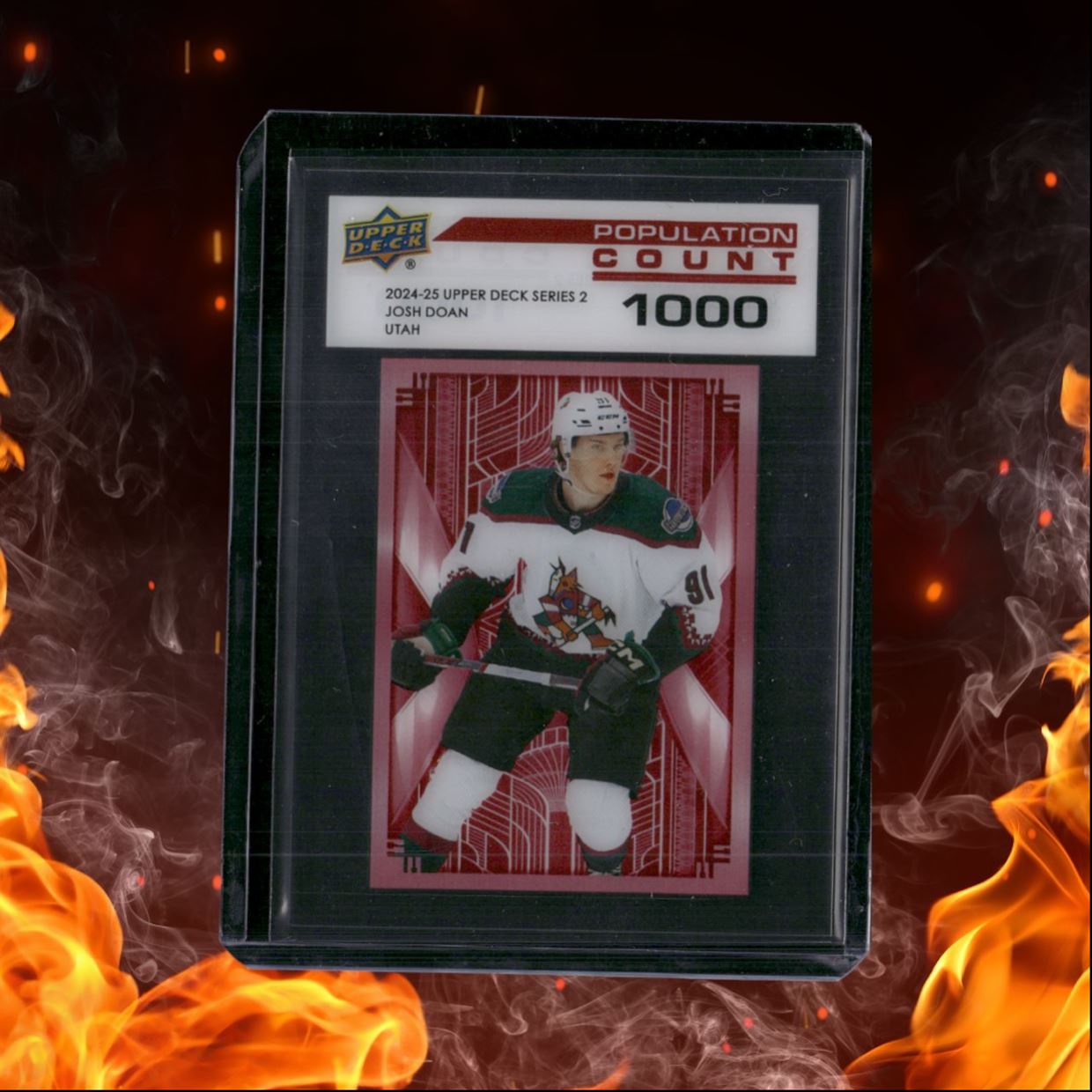 2024-25 Upper Deck Josh Doan Population Count 1000 Rookie /1000 #PC-53