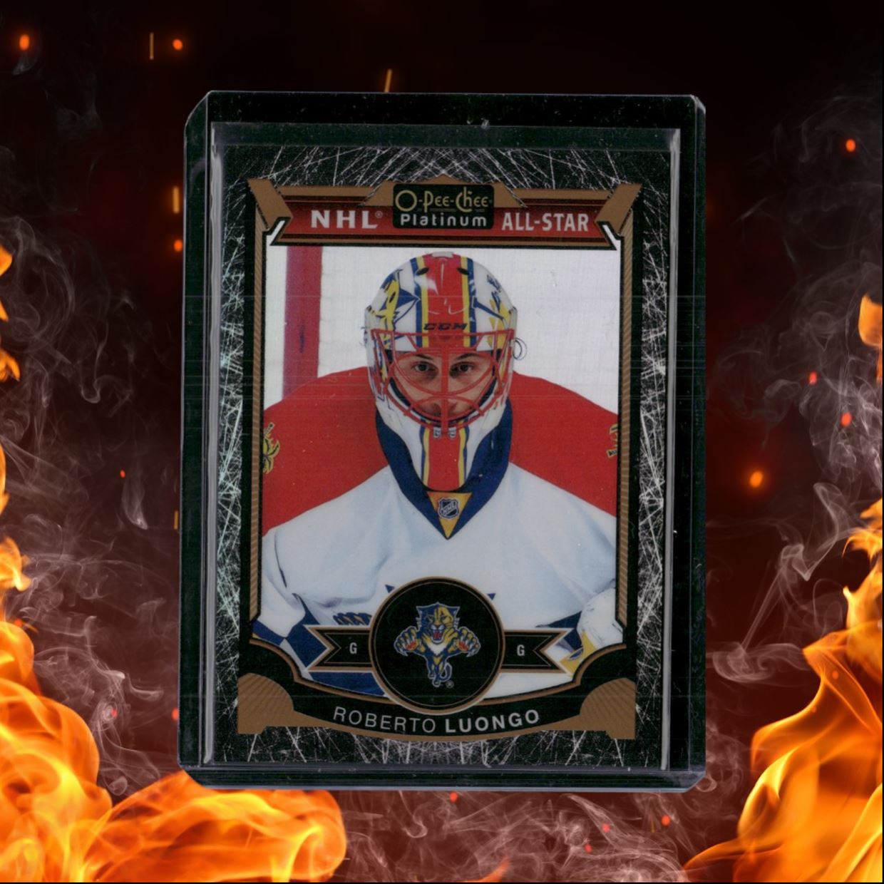 2015-16 O-Pee-Chee Platinum Roberto Luongo All-Star Black Ice 02/99 #110
