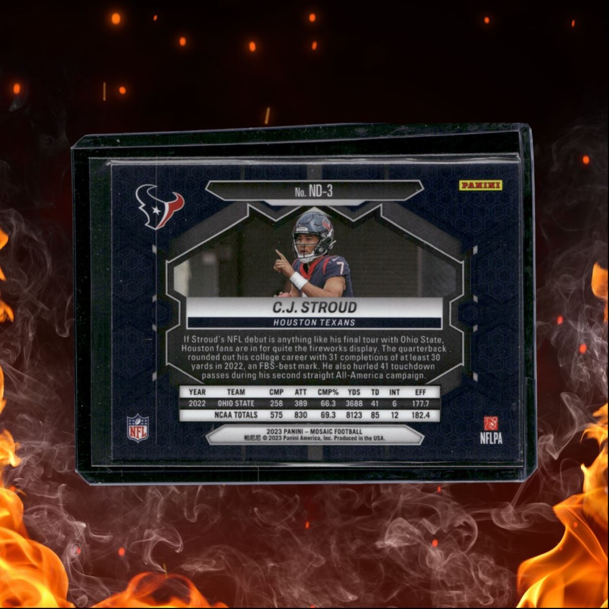 2023 Panini Mosaic C.J. Stroud NFL Debut Rookie #ND-3