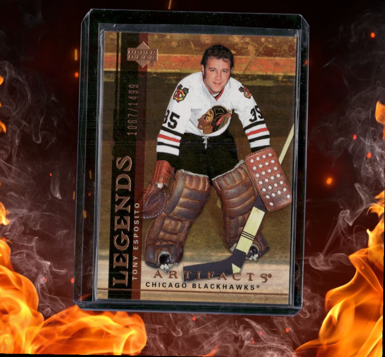 2007-08 Upper Deck Artifacts Tony Esposito 1067/1499 #118