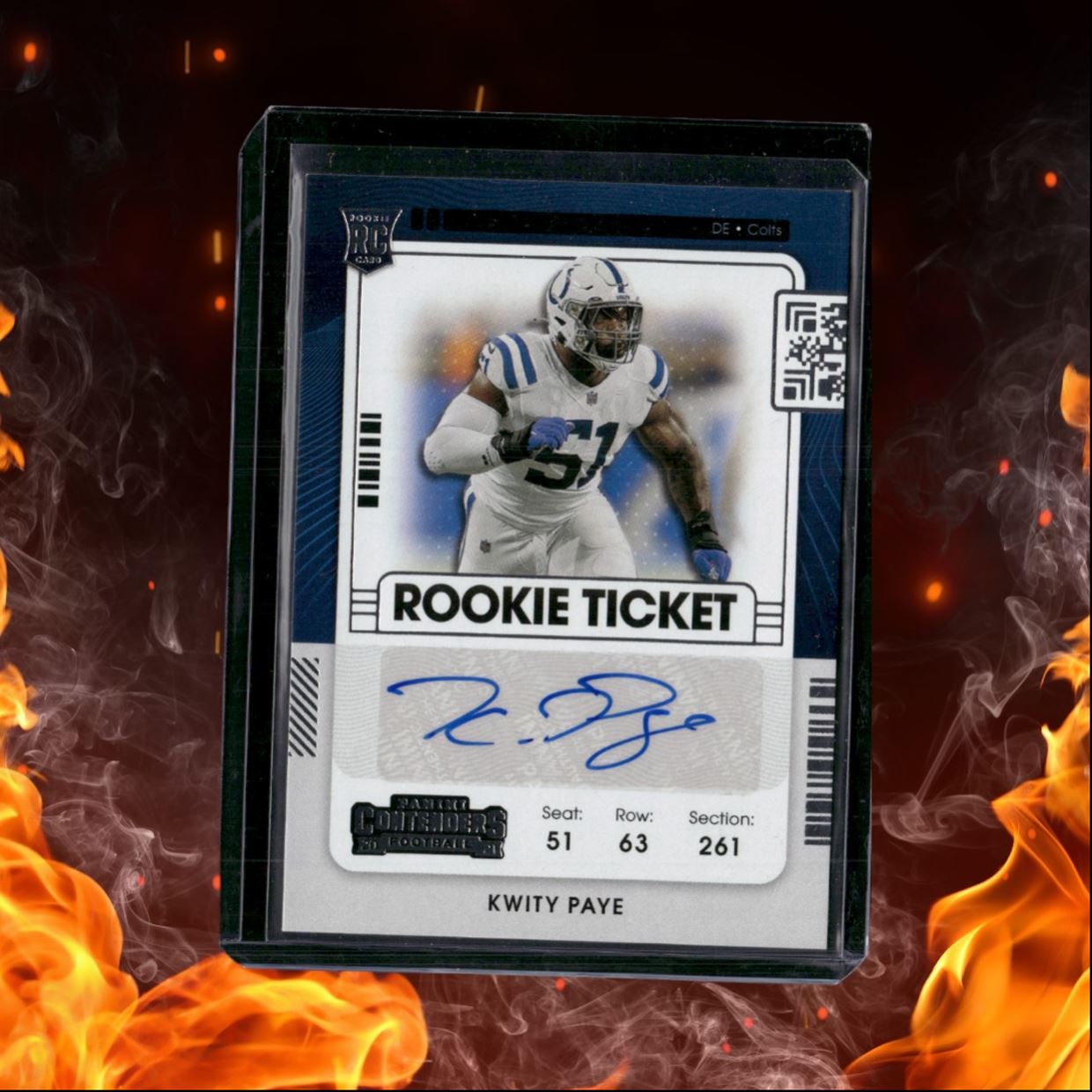 2021 Panini Contenders Kwity Paye Ticket Rookie Auto #152