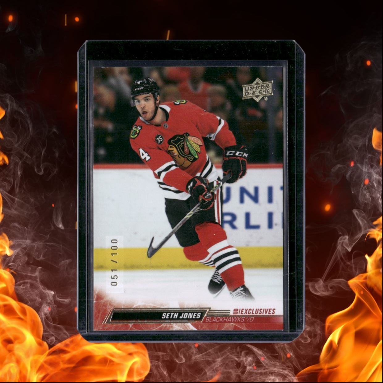2022-23 Upper Deck Seth Jones UD Exclusives 051/100 #291