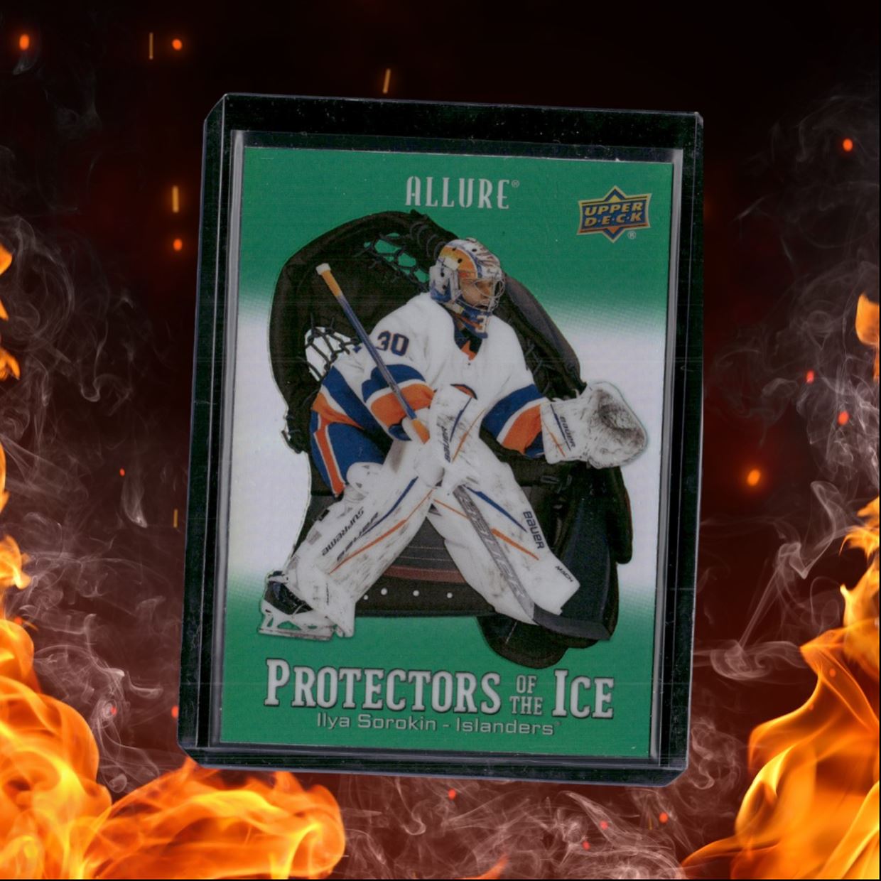 2024-25 Upper Deck Allure Ilya Sorokin Protectors of the Ice Green #PI-5