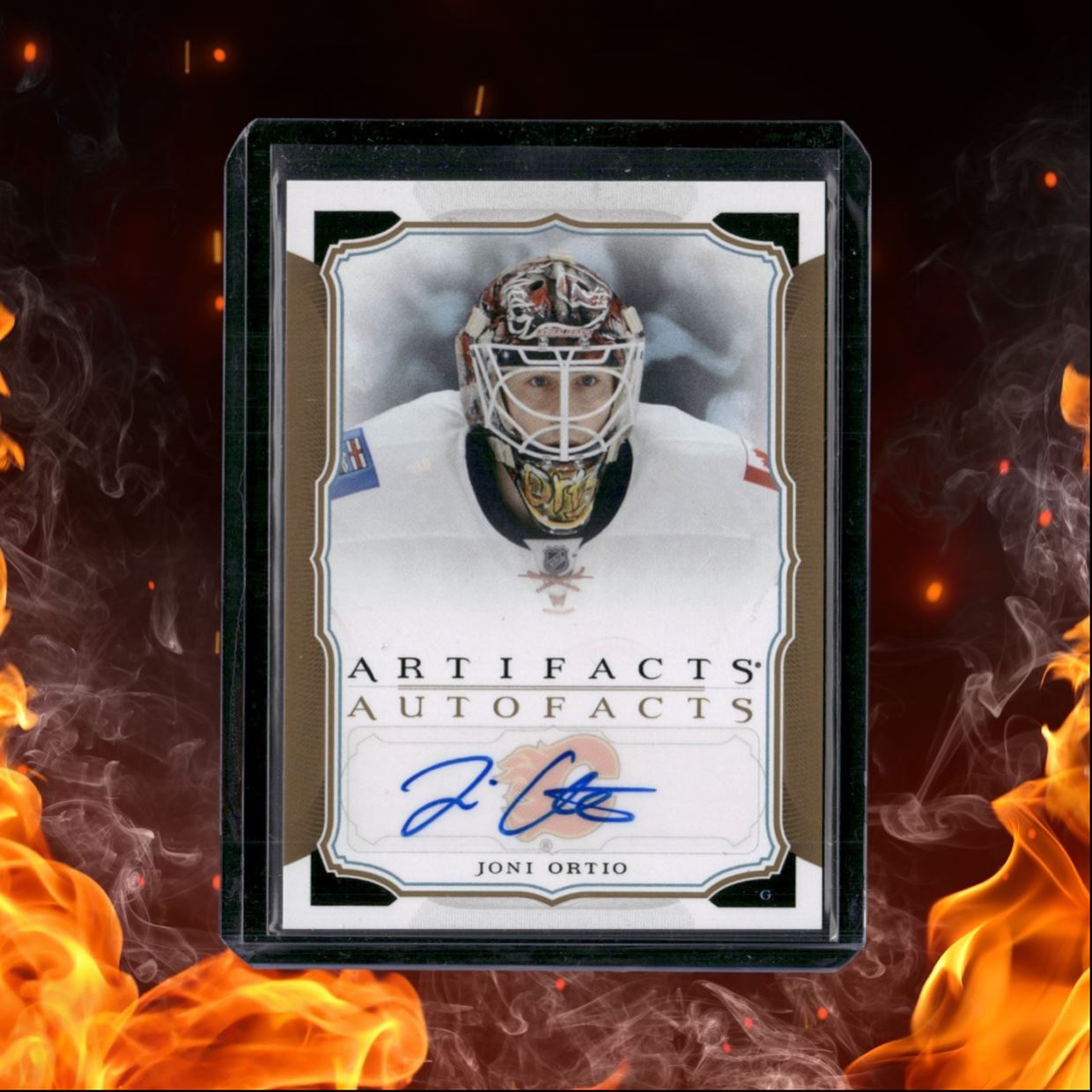 2015-16 Upper Deck Artifacts Joni Ortio Facts Auto #A-JO