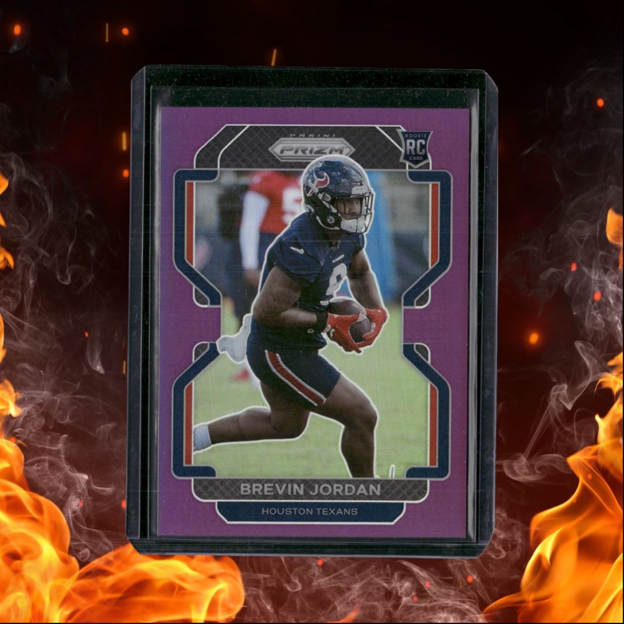 2021 Panini Prizm Brevin Jordan Purple Prizm Rookie 060/125 #417