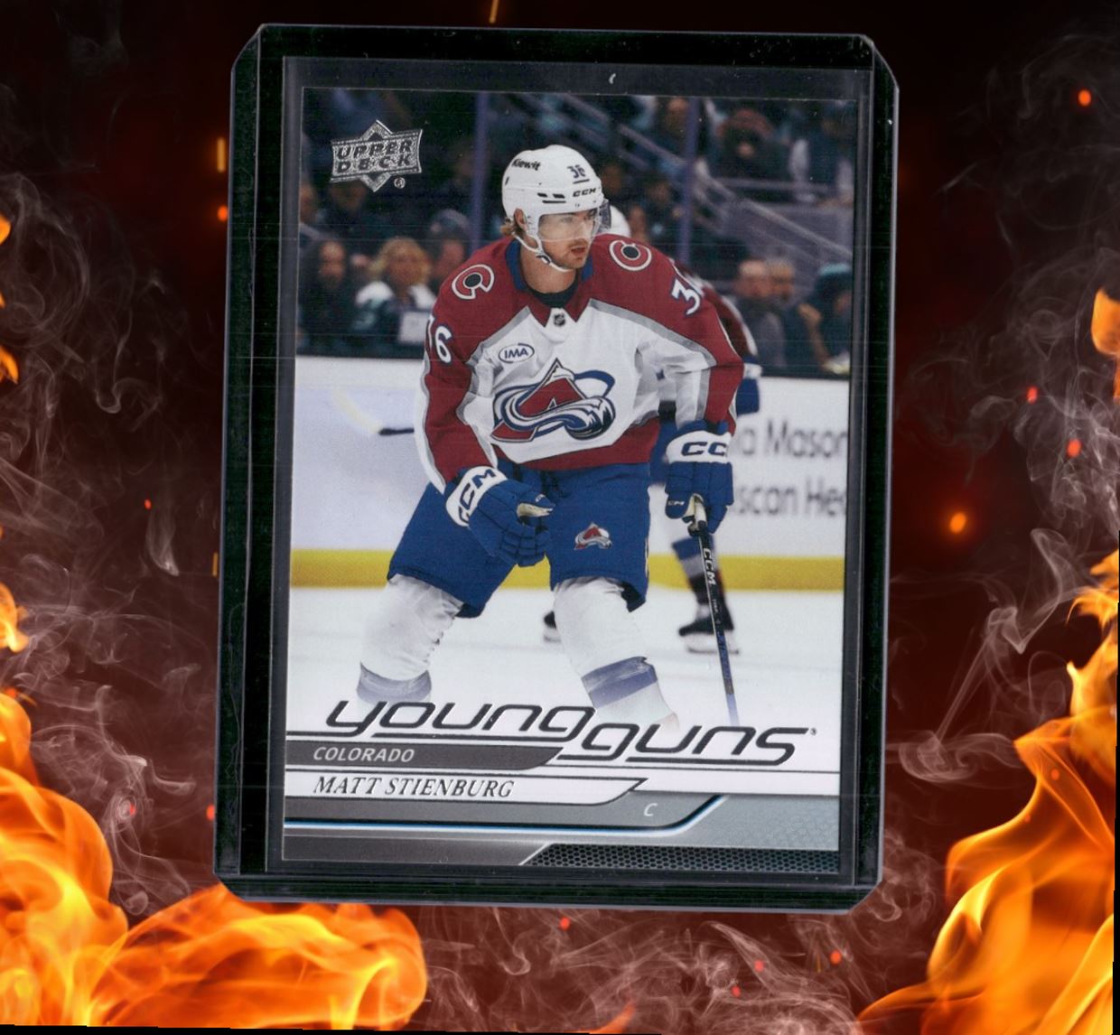 2024-25 Upper Deck Matt Stienburg Young Guns (E) Rookie #486