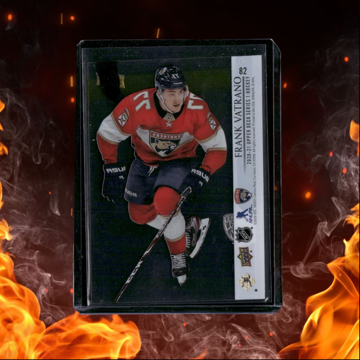 2020-21 Upper Deck Frank Vatrano Clear Cut SP #82