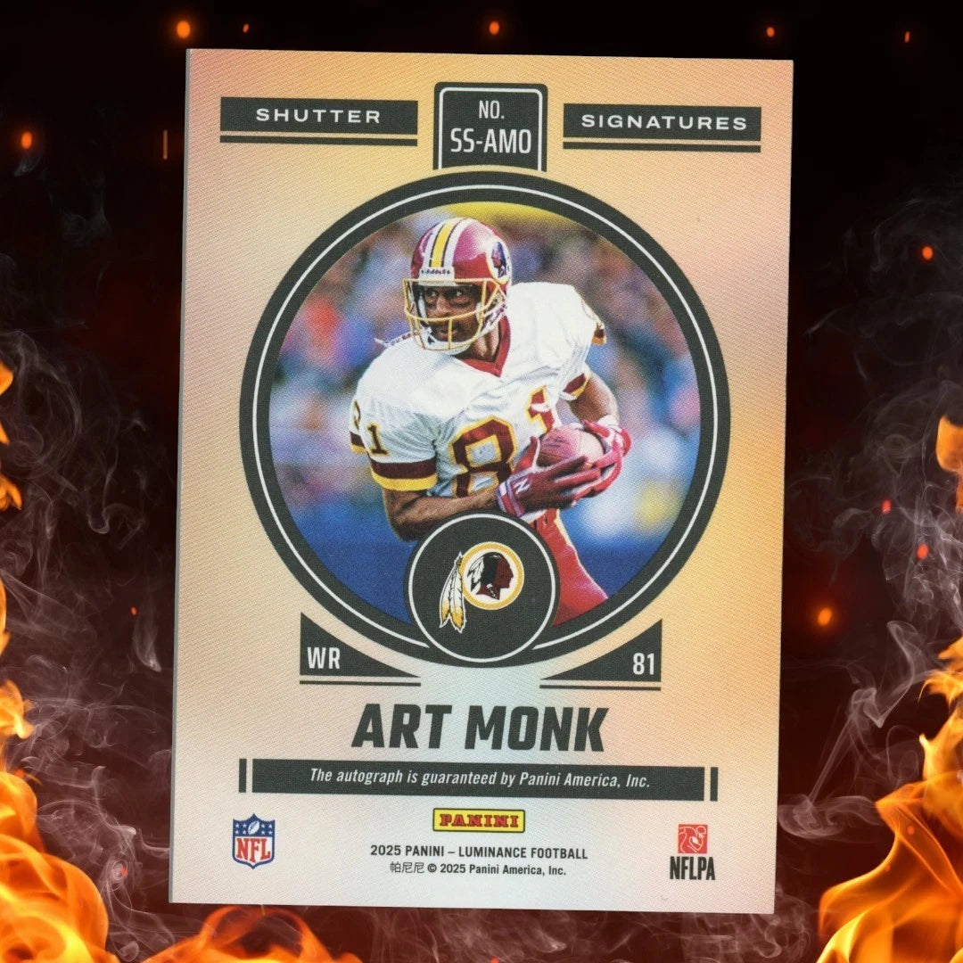 2025 Panini Luminance ART MONK Shutter Signatures /15 #SS-AMO