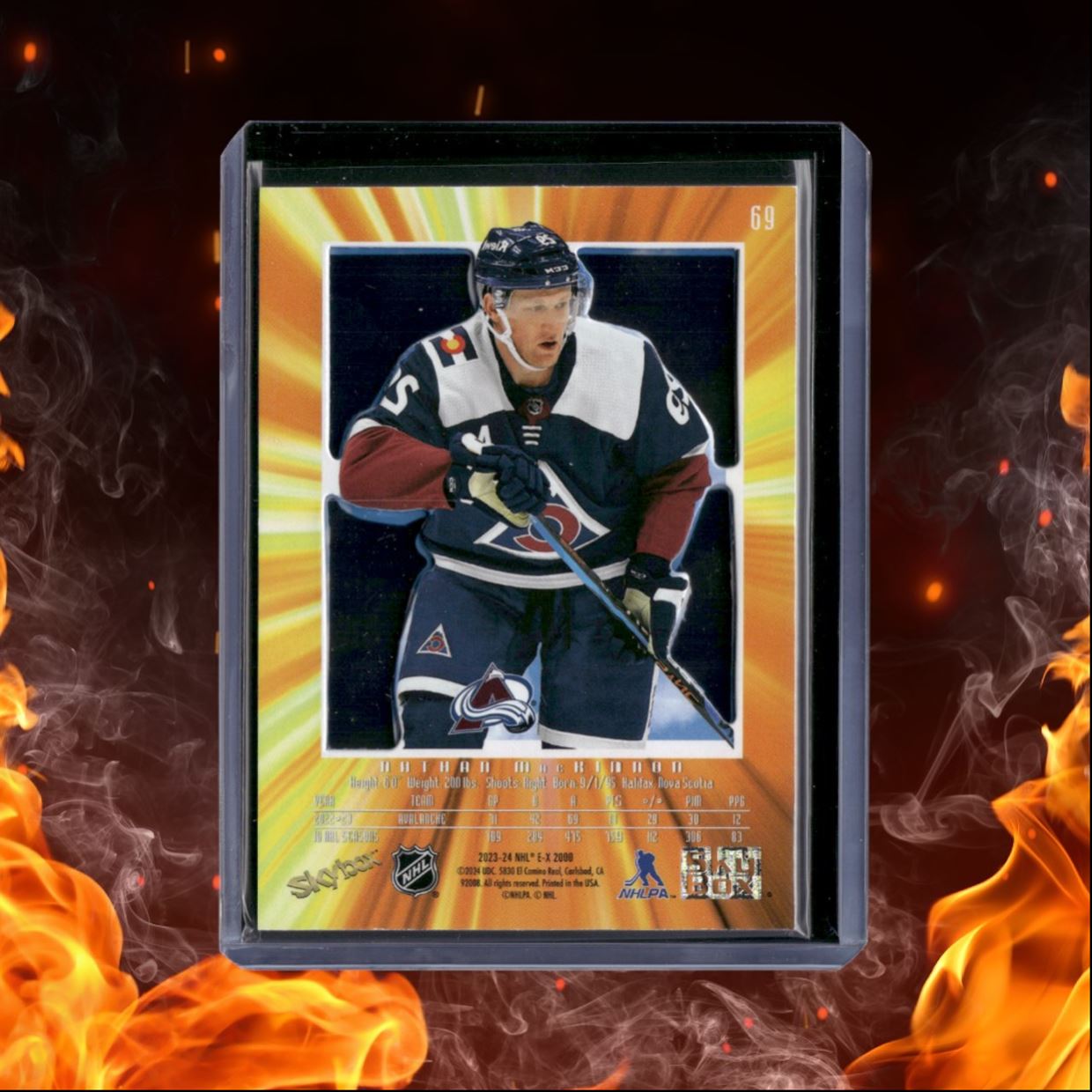 2023-24 SkyBox EX 2000 Nathan MacKinnon (A) #69