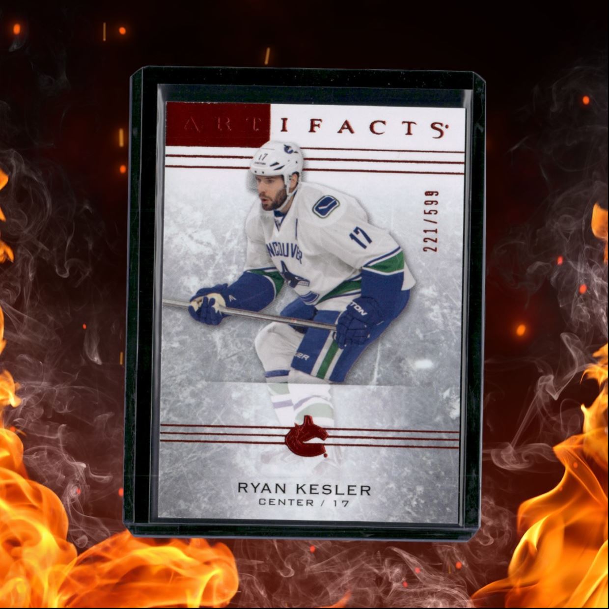 2014-15 Upper Deck Artifacts Ryan Kesler Ruby 221/599 #80