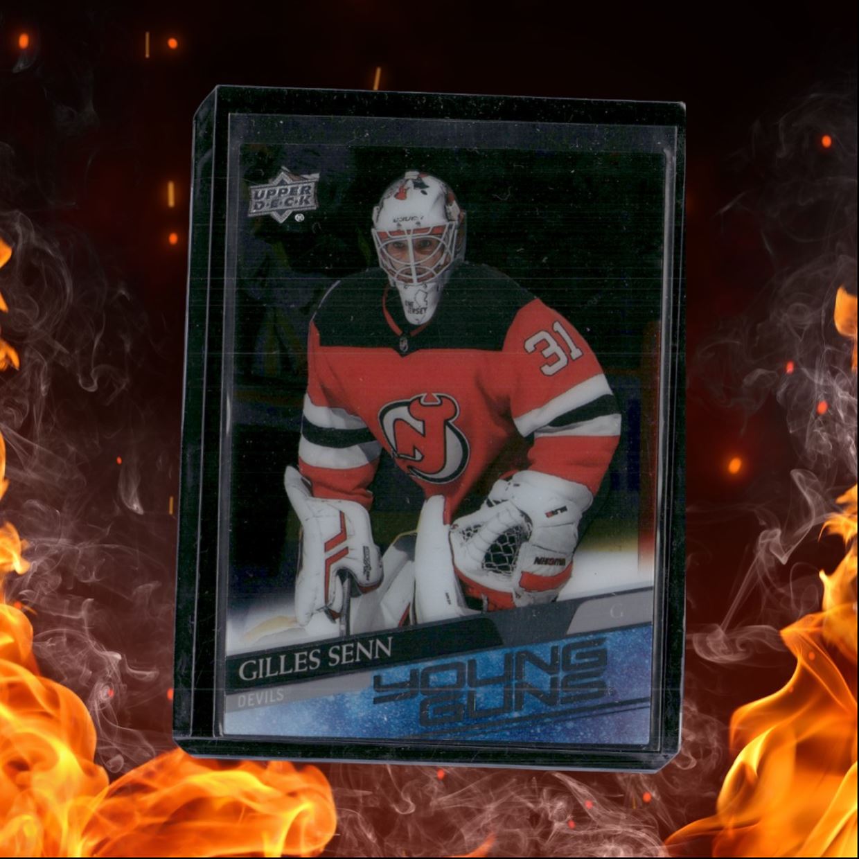 2020-21 Upper Deck Gilles Senn Clear Cut Young Guns SSP Case Hit Rookie #453